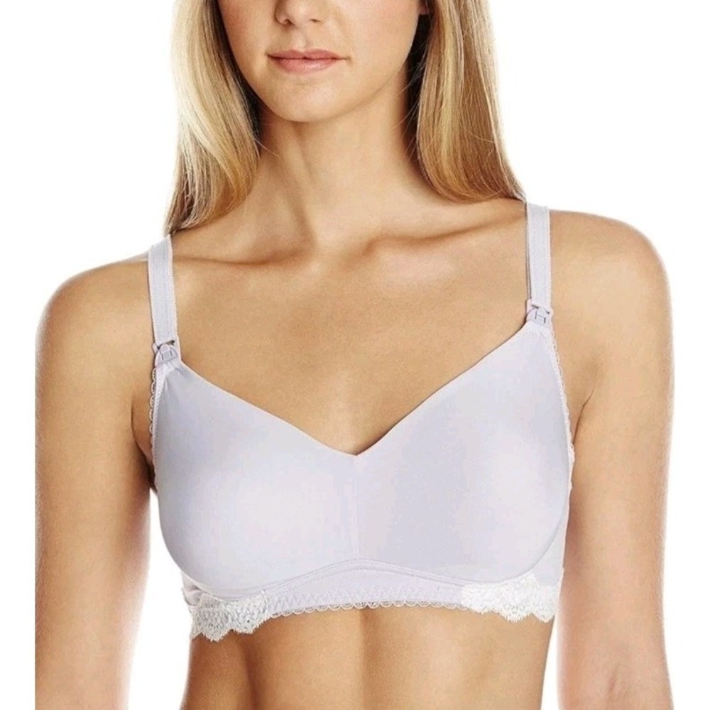 2x Cake Lingerie Soft-Cup Maternity Nursing Bundle Melba Non-Wire Bra 36DD